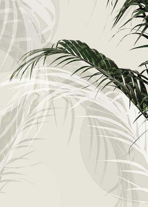 Abstract Palm Leaves No1-3