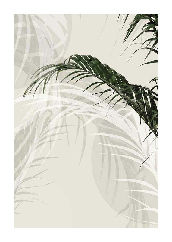Abstract Palm Leaves No1-1