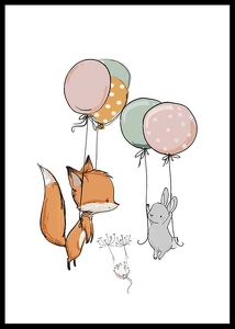 Animals And Balloons No1-0
