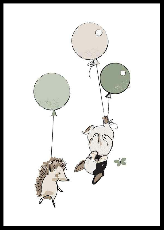 Animals And Balloons No2-0