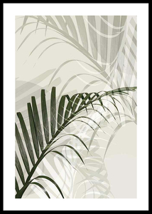 Abstract Palm Leaves No2-0