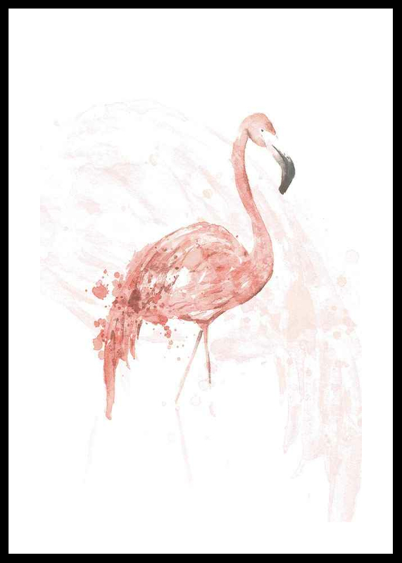 Watercolor Flamingo-0