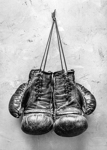 Worn Boxing Gloves-3