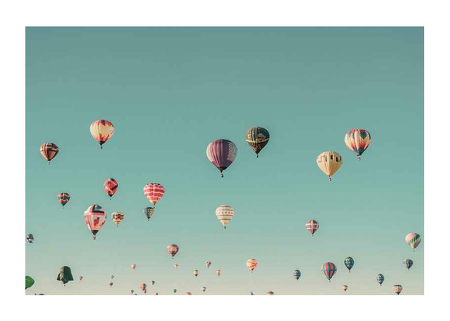 Poster Hot Air Balloons