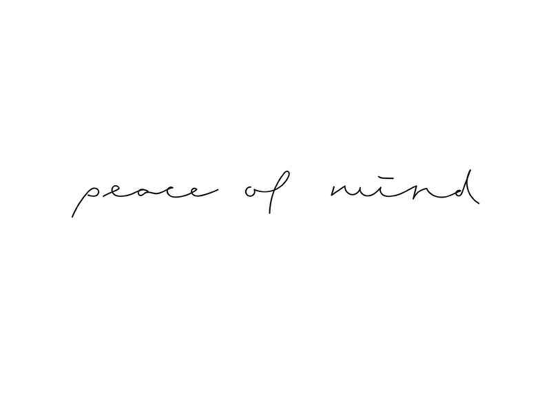 Peace of mind-1