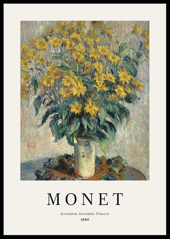 Monet Jerusalem Artichoke Flowers-0