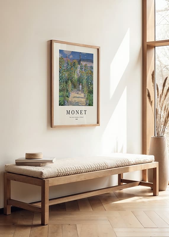 Monet Garden At Vetheuil-2