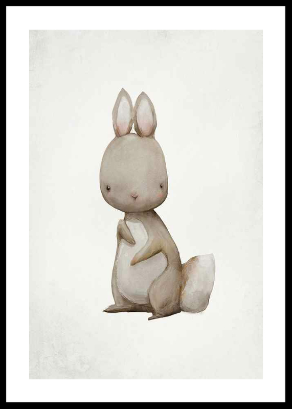 Watercolor Hare-0