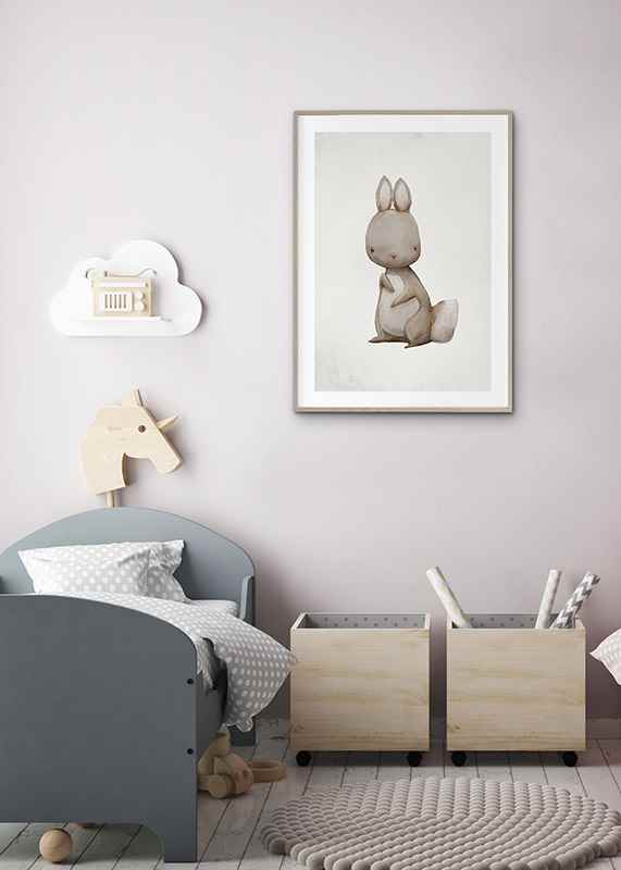 Watercolor Hare-4