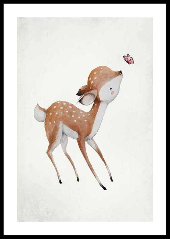 Watercolor Deer-0