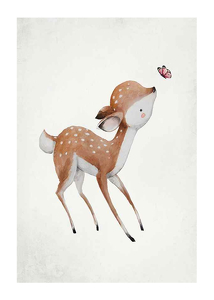 Watercolor Deer-1