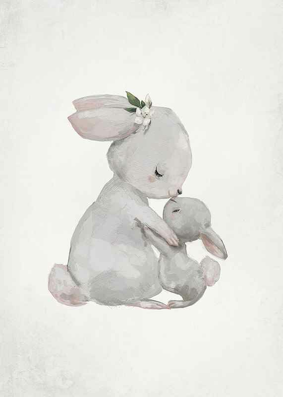 Watercolor Rabbits-3