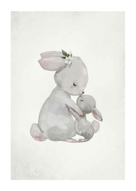 Watercolor Rabbits-1