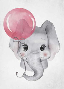 Elephant Pink Balloon-3