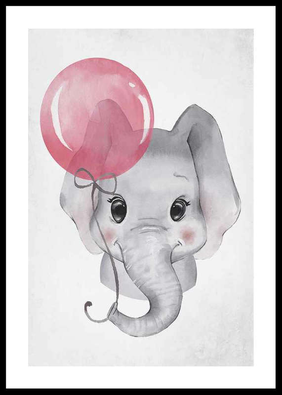 Elephant Pink Balloon-0