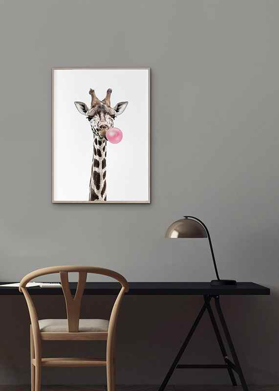 Poster Bubblegum Giraffe crossfade