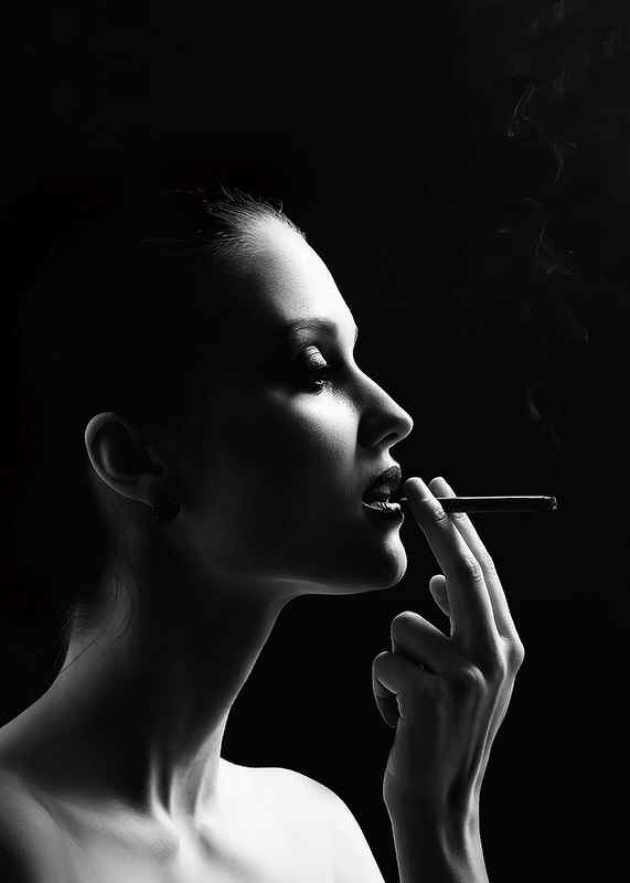 Smoking Woman-3