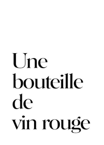 Poster Vin Rouge