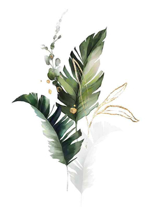 Watercolor Botanical No1-3