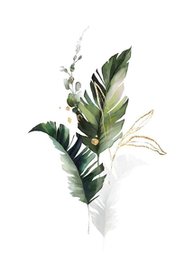 Watercolor Botanical No1-1