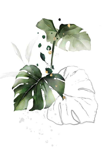 Watercolor Botanical No2-3