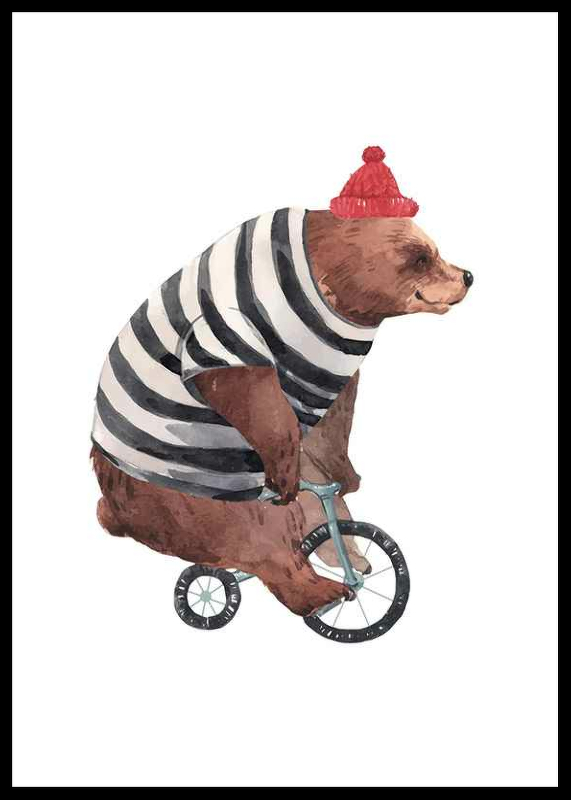 Bear On Bike-0