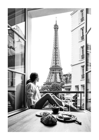 Poster Breakfast In Paris