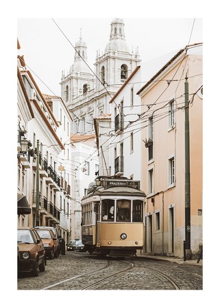 Poster Tram In Lisbon