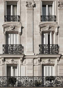 Parisian Building Facade-3