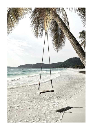 Poster Swing At The beach