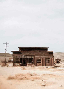 Wooden House In Desert-3