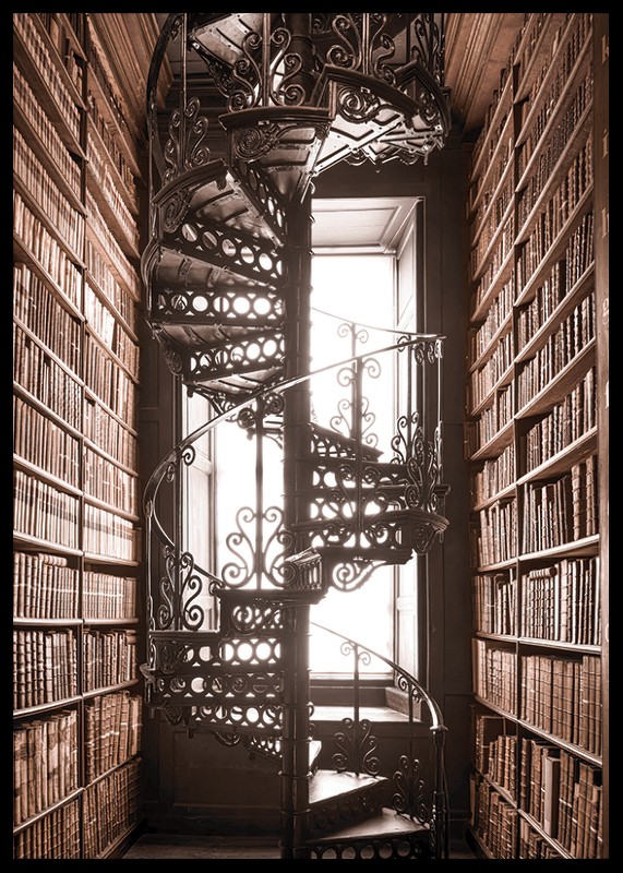 Books And Staircase-2