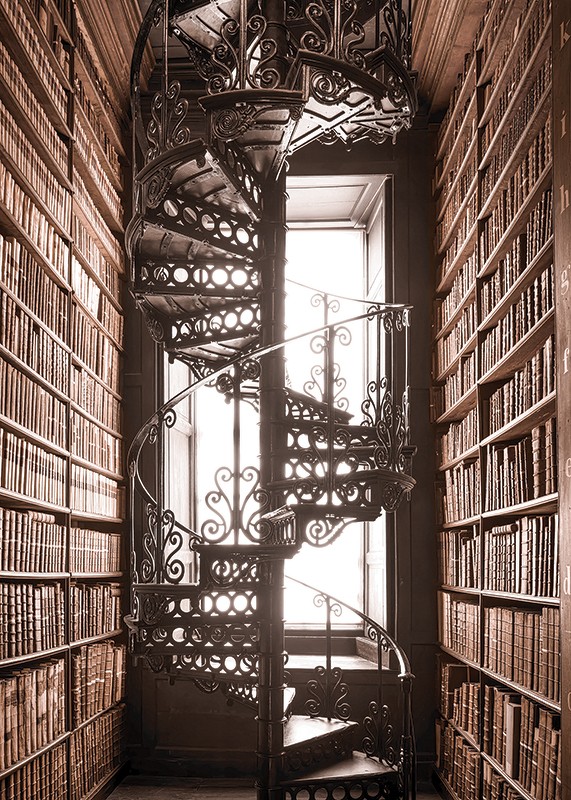 Books And Staircase-3