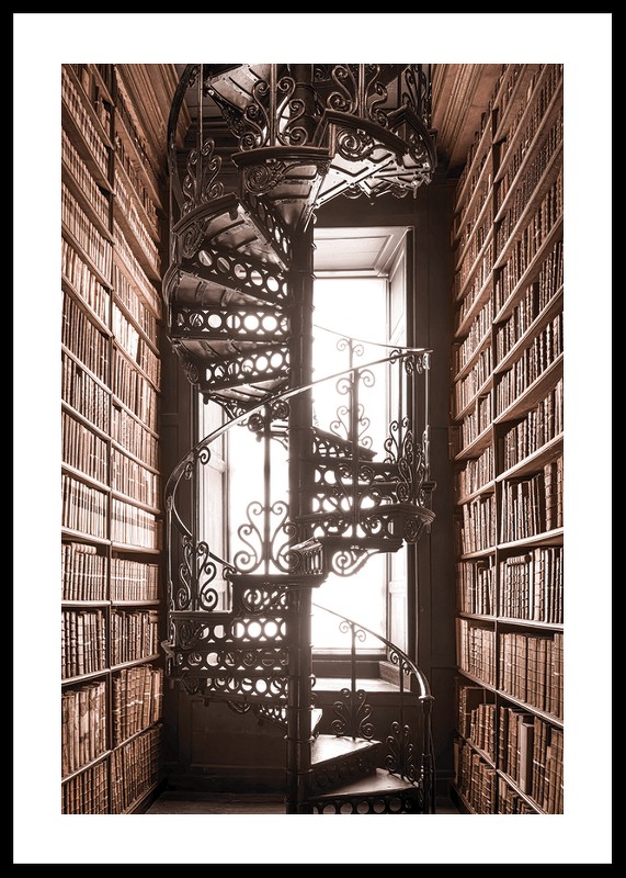 Books And Staircase-0