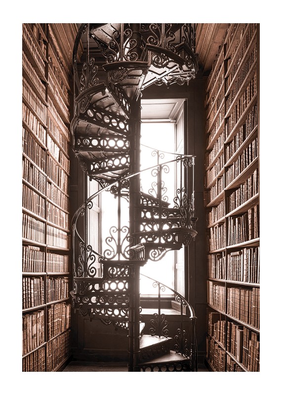 Books And Staircase-1