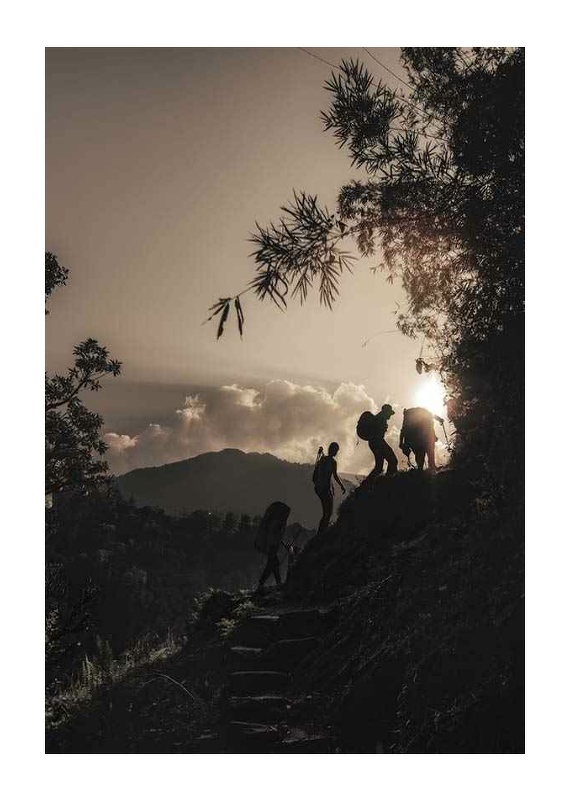 Hikers Climbing-1