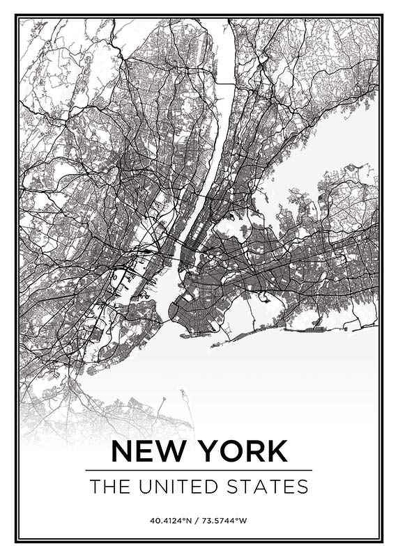 New York Map-1