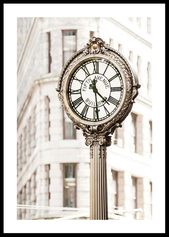 Fifth Avenue Building Clock-0