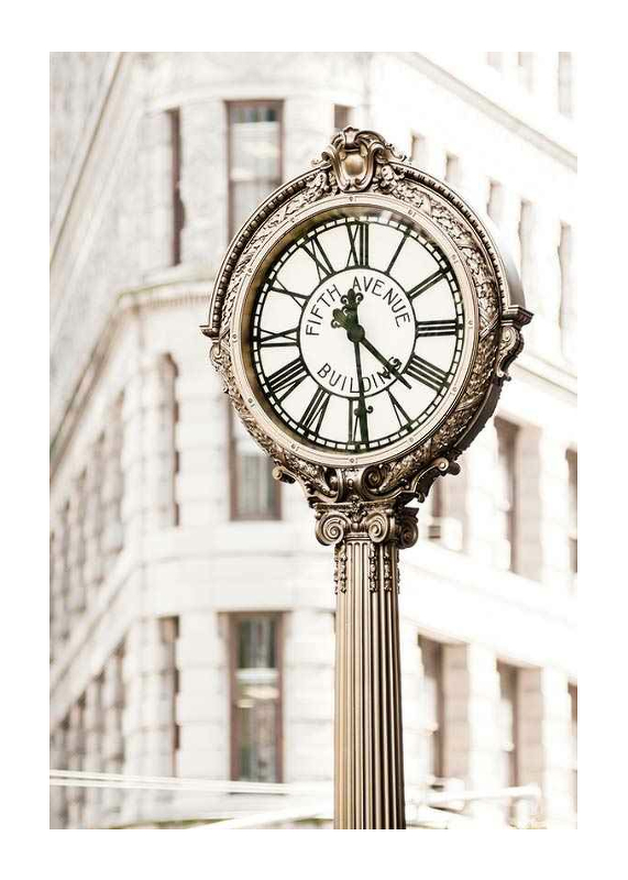 Fifth Avenue Building Clock-1