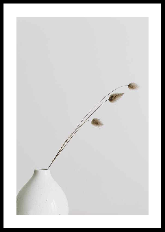 Dried Flower White Vase-0