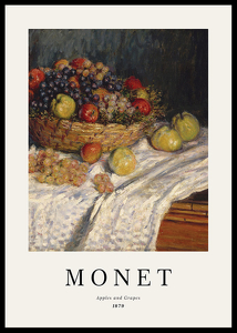 Monet Apples And Grapes-0