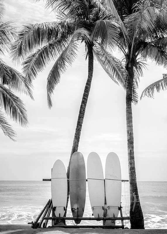 Surfing Boards On Beach-3