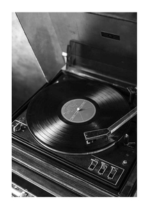 Poster Vintage LP Player