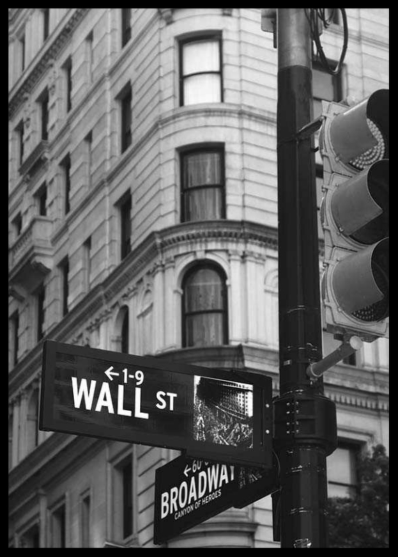 Wall Street Sign-2