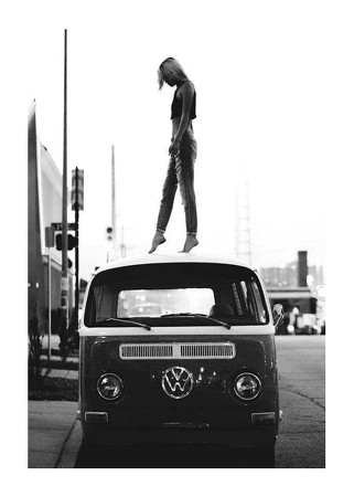 Poster Volkswagen Girl