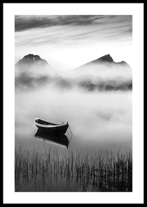 Boat In Mist-0