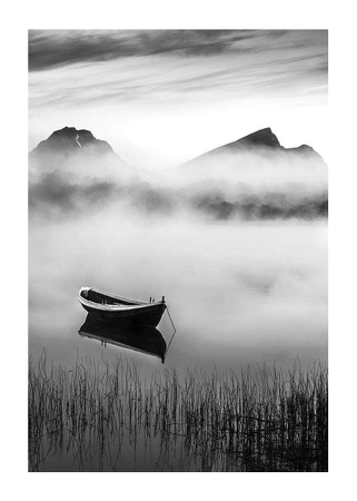 Poster Boat In Mist