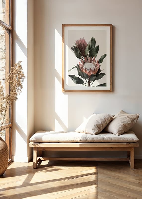Poster Protea Flowers crossfade