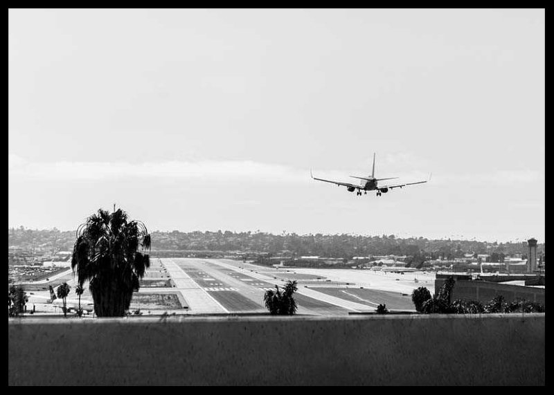 Airplane Over Runway-2