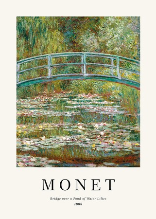 Poster Monet Water Lily Pond